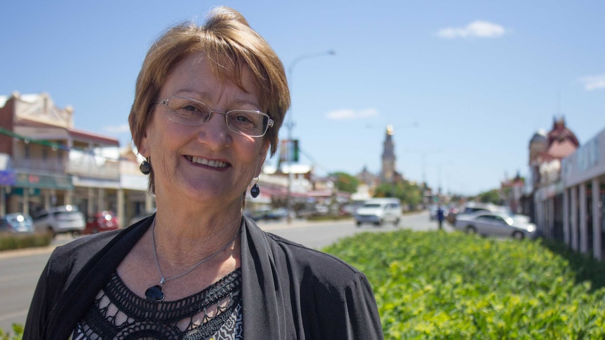 Kalgoorlie MP Wendy Duncan on Hannan Street.