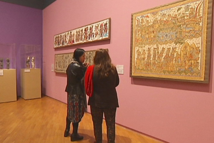 The NGA's exhibition of historic Balinese artworks will only be on display in Canberra until mid-August.