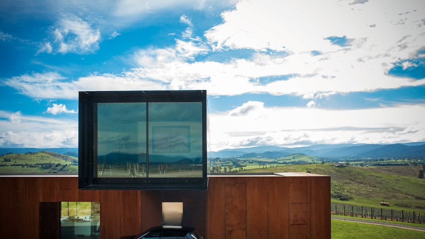 John Denton's Yarra Valley property inspired by monumental sculpture and the land art movement of the 1960s.
