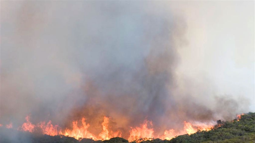 Bushfire near Prevelly Beach