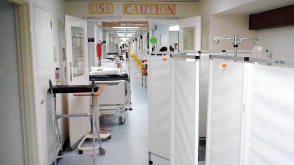 Corridor at Sir Charles Gairdner Hospital