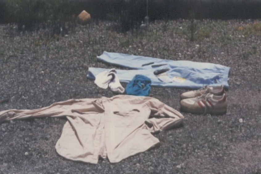 Scott Johnson's clothes were found folded at the top of the cliff.