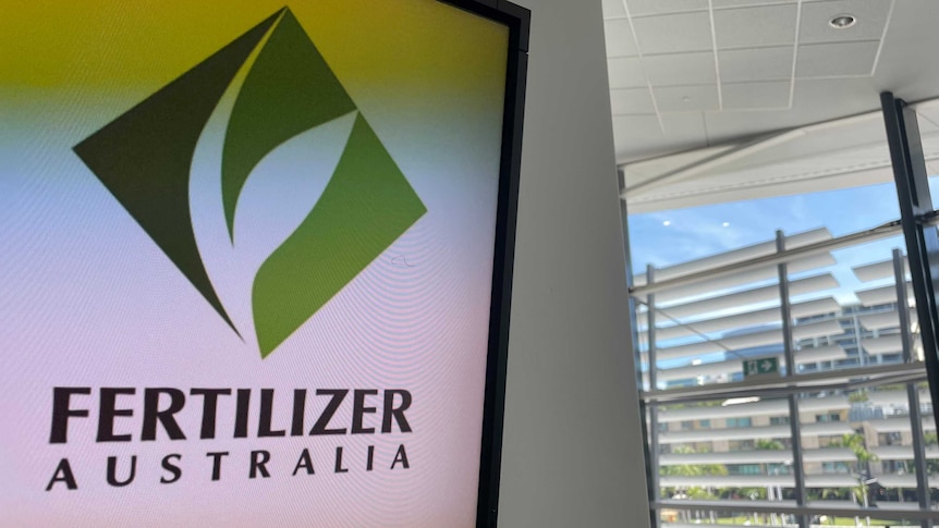 a sign for Fertilizer Australia.