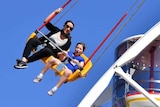 Patrons enjoying a ride at the Queensland Royal Exhibition Show