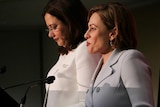 Treasurer Jackie Trad and Premier Annastacia Palaszczuk