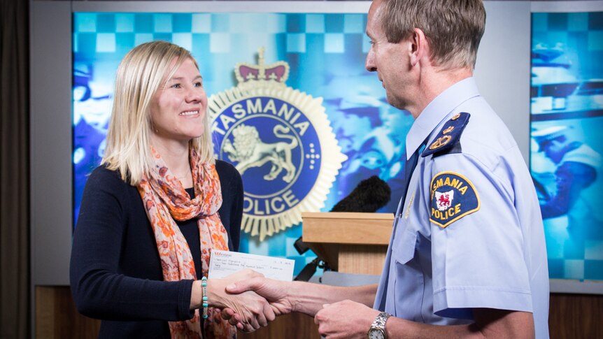 Special Olympics Tasmania receives donation from Tasmania Police Charity Trust