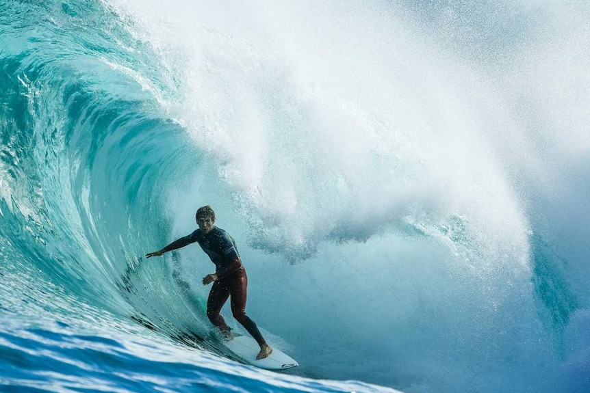 Jack Robinson surfing at The Box, a break in Western Australia
