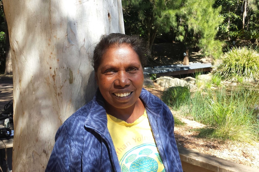 Banbapuy Whitehead, one of the teachers at Yirrkala School