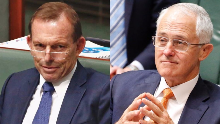 Tony Abbott and Malcolm Turnbull