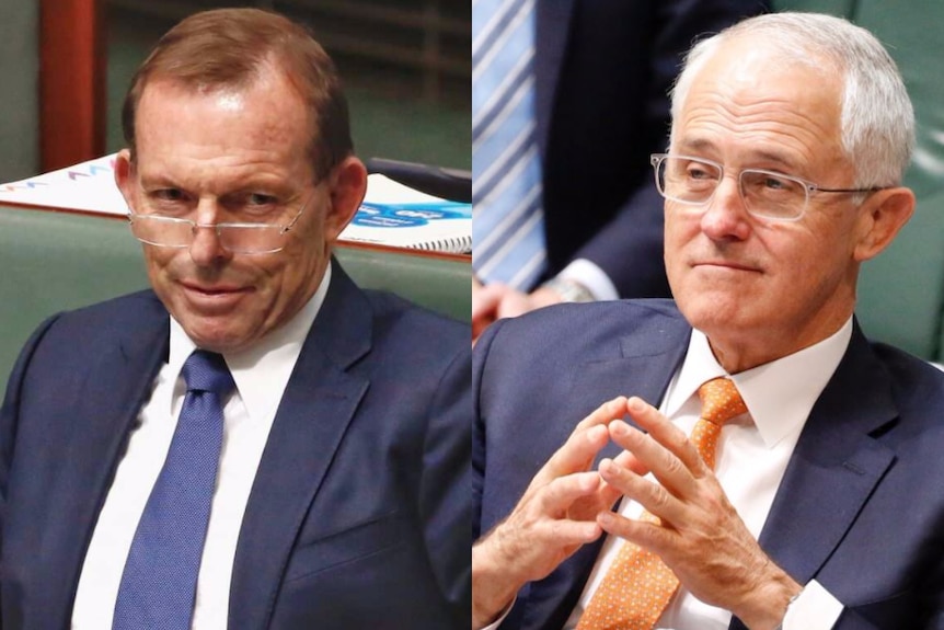 Tony Abbott and Malcolm Turnbull