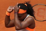 Serena Williams frustrated by Kvitova