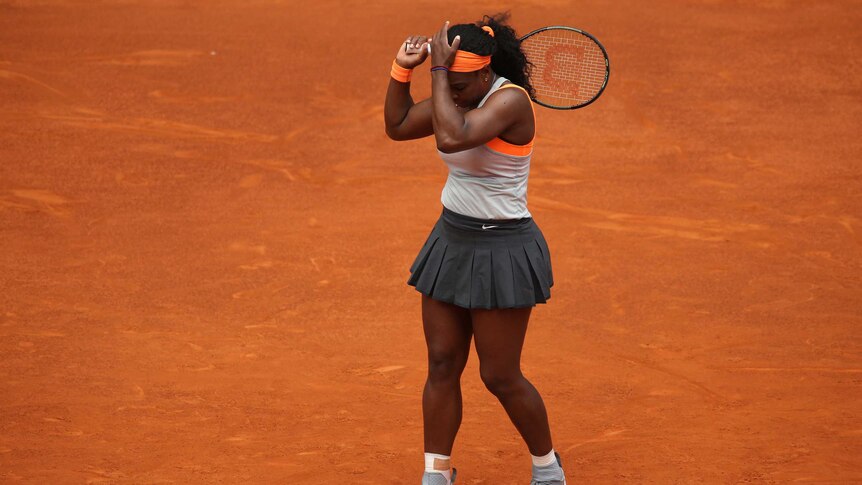 Serena Williams frustrated by Kvitova