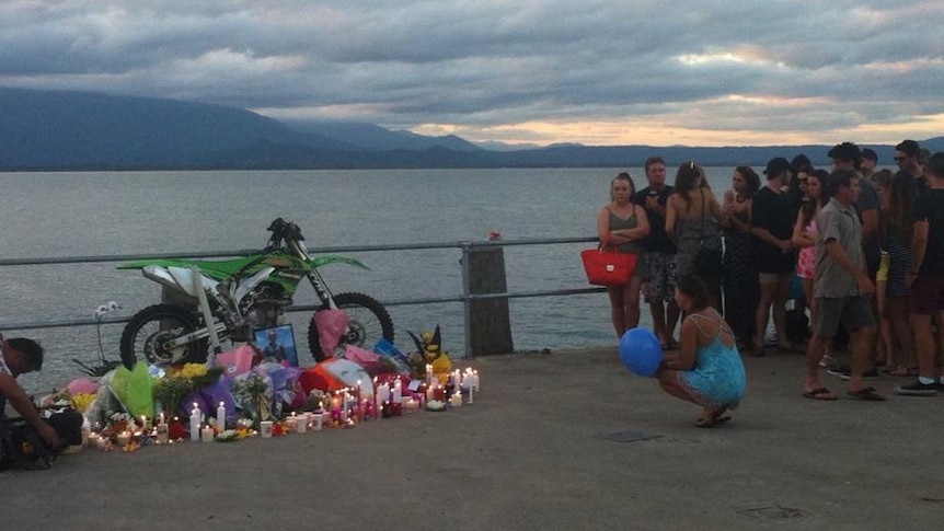 Candles lit for Daniel Smith