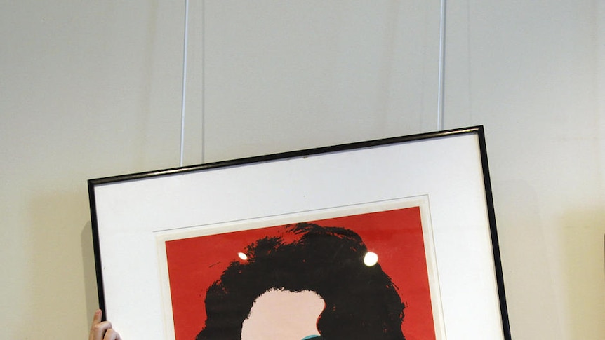 Andy Warhol's portrait of Elizabeth Taylor