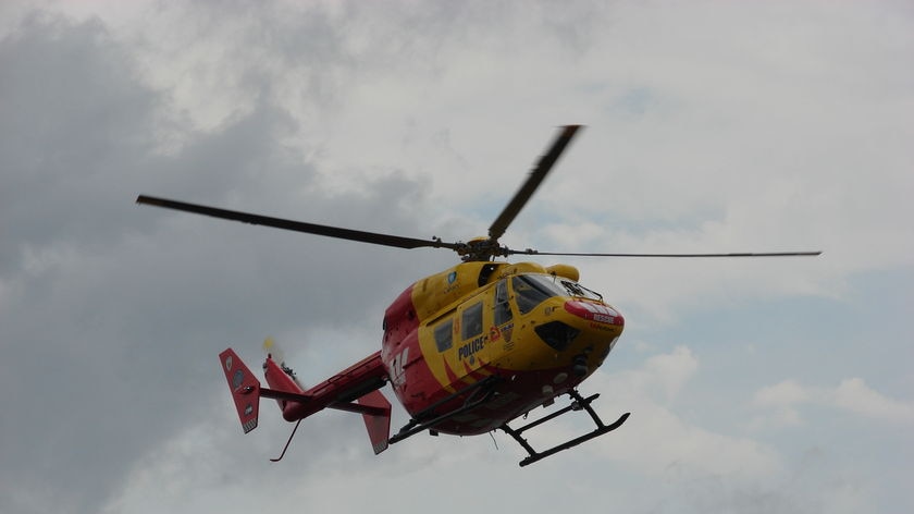 The six passengers were winched from the crash site by an emergency helicopter early this morning.