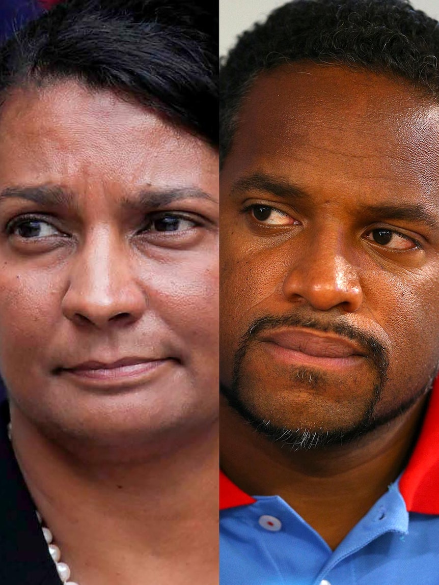 Nova Peris-Kneebone and Ato Boldon