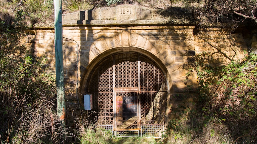 The rare and unique railway 165m tunnel built in 1891 served as a part of the Bellerive-Sorell train line for 34 years.