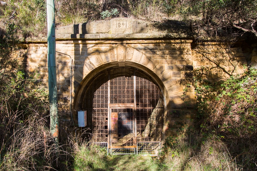 The rare and unique railway 165m tunnel built in 1891 served as a part of the Bellerive-Sorell train line for 34 years.