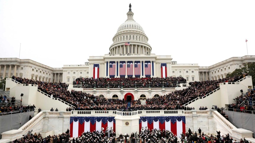 57th inauguration ceremonies at the US Capitol.