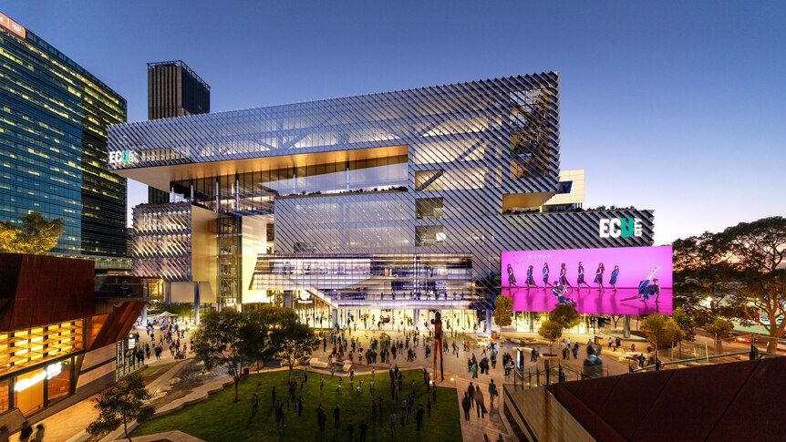 An artist's impression of ECU's planned inner-city campus in Perth