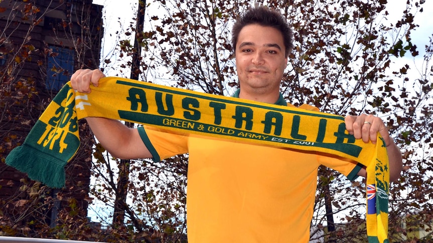Socceroos fan Luke Wilby is making the trip to Brazil for the World Cup.