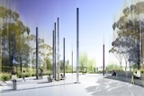 The National Workers' Memorial is being built at Kings Park beside Lake Burley Griffin.