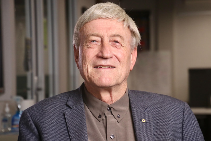 A close-up photograph of Curtin University's Peter Newman.