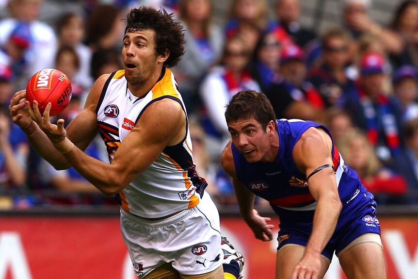 Josh Kennedy was once again amongst the goals against the Dogs.