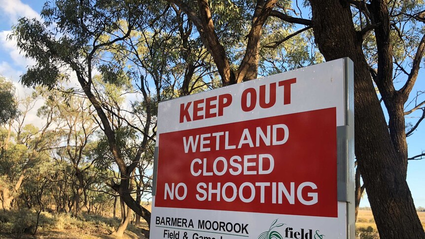 Wetland closed for shooting