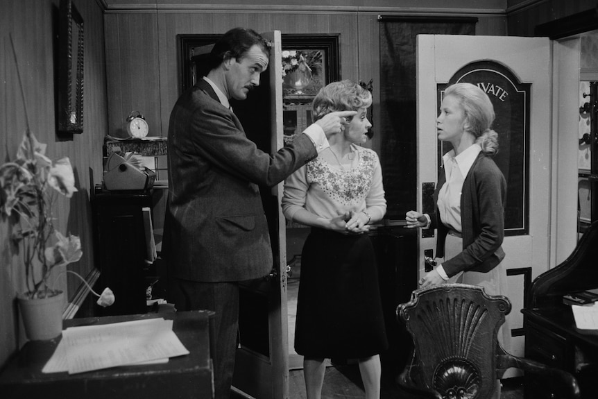 Fawlty Towers, Basil Fawlty with Sybil Fawlty and Polly Sherman