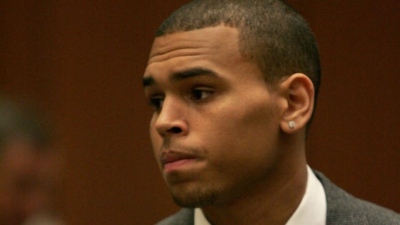 Singer Chris Brown appears at the Superior Court of Los Angeles County