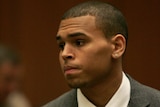 Singer Chris Brown appears at the Superior Court of Los Angeles County