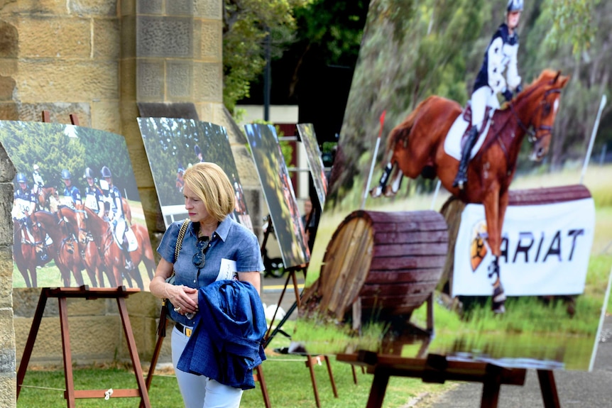 Gai Waterhouse at the funeral for 17yo equestrian Olivia Inglis in Sydney
