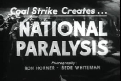 Coal strikes led to power rationing in 1947.