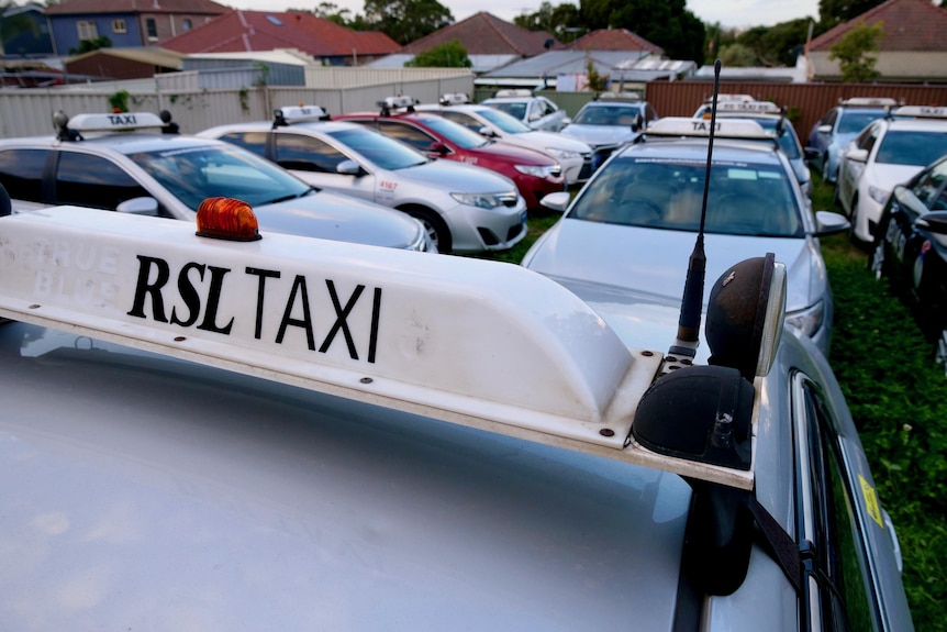 a taxi graveyard