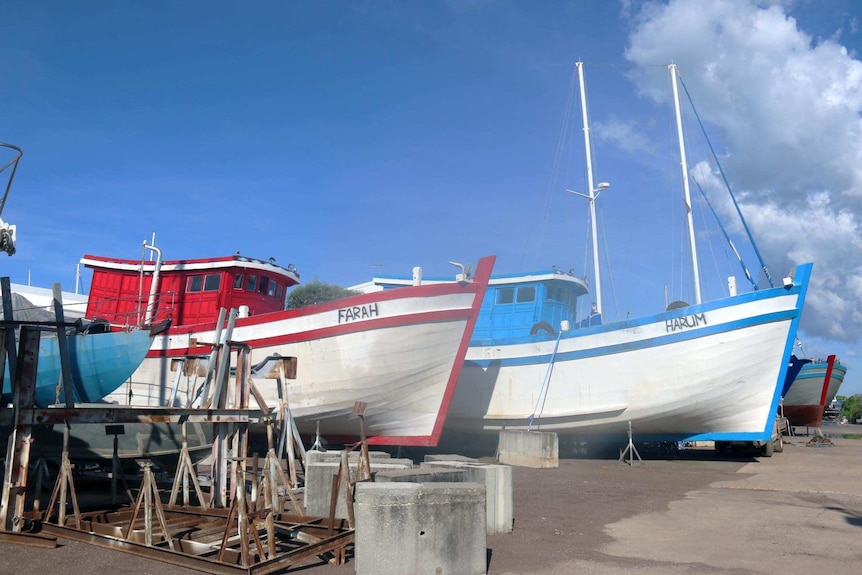 Vietnamese fishing boats