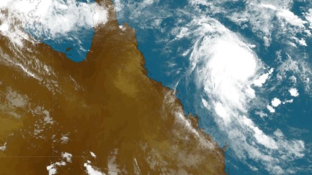 Cyclone Marcia off Queensland's coast