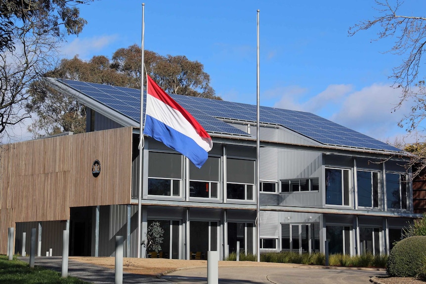Flags at all Dutch government buildings including the embassy in Australia have been flying at half mast.