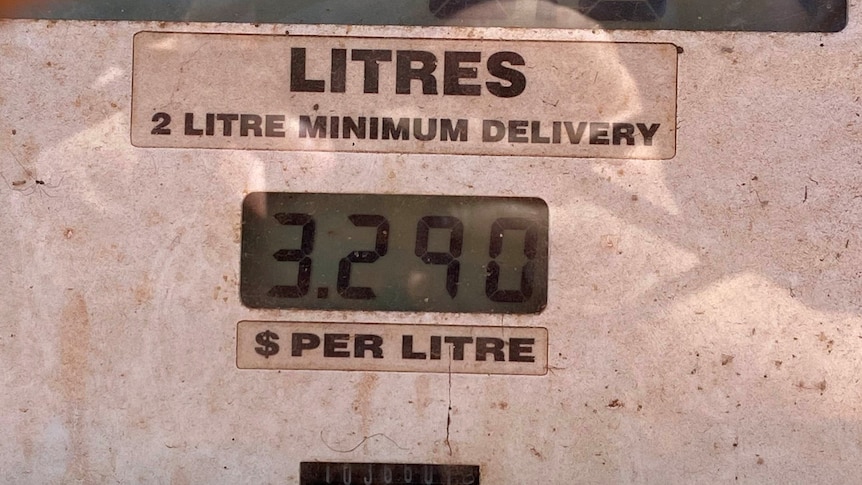 a fuel bowser, showing diesel selling for $3.29.