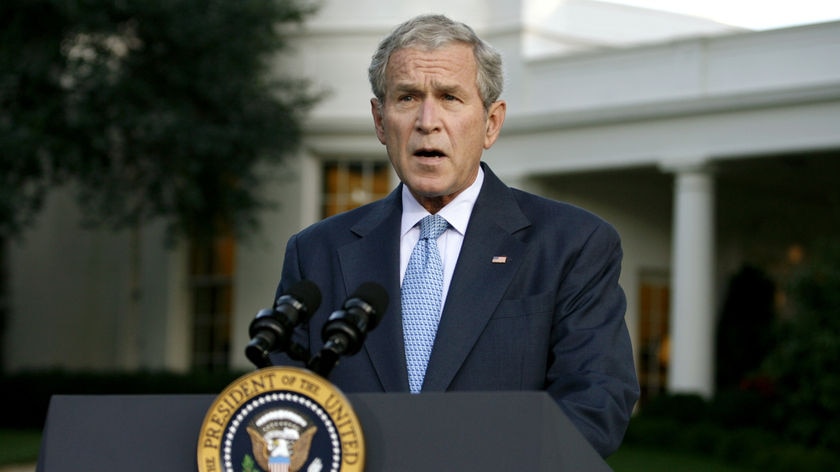 US President George W Bush has followed the lead of governments around the world.