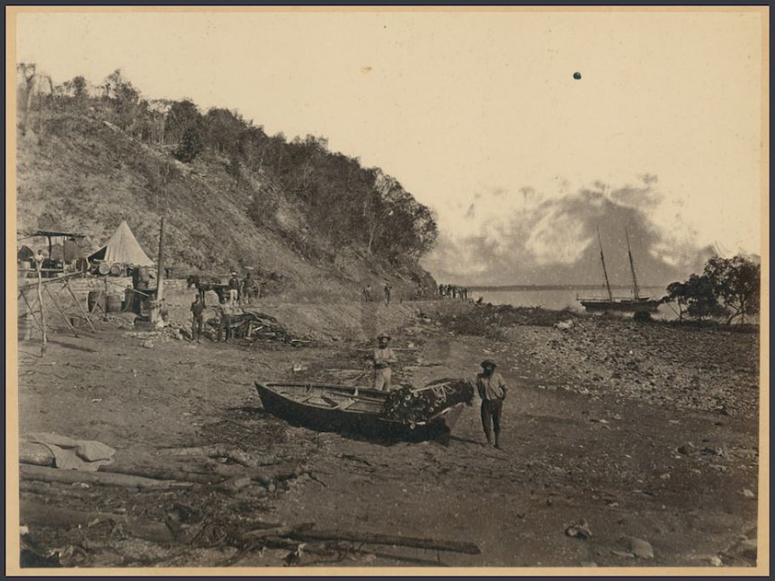 An old photo of Palmerston, NT showing Fort Point