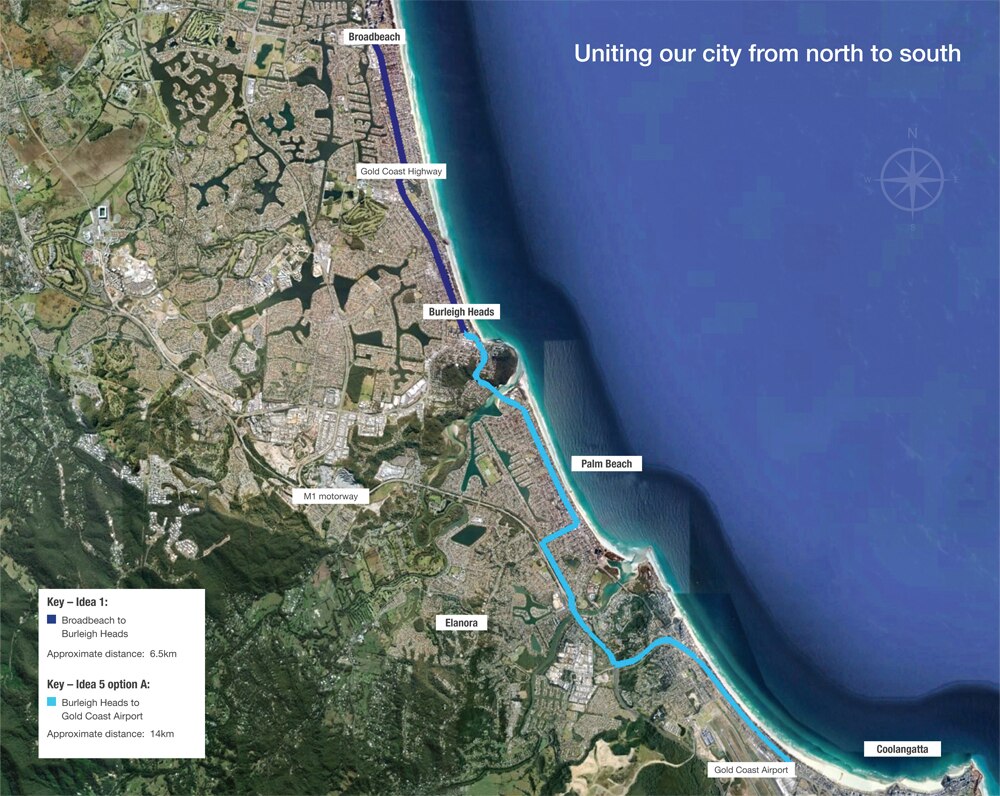 Gold Coast light rail stage three plan under fire from state and