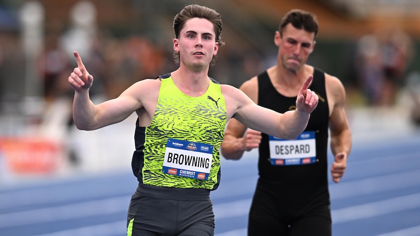 Rohan Browning remporte une victoire fulgurante sur 100 m aux championnats nationaux d’athlétisme