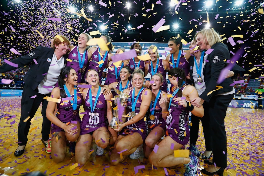 Firebirds celebrate with trans-Tasman trophy