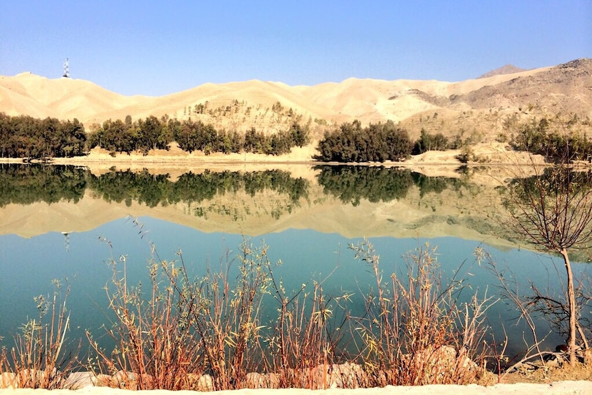A lake in eastern Afghanistan