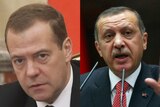 Dmitry Medvedev and Recep Tayyip Erdogan