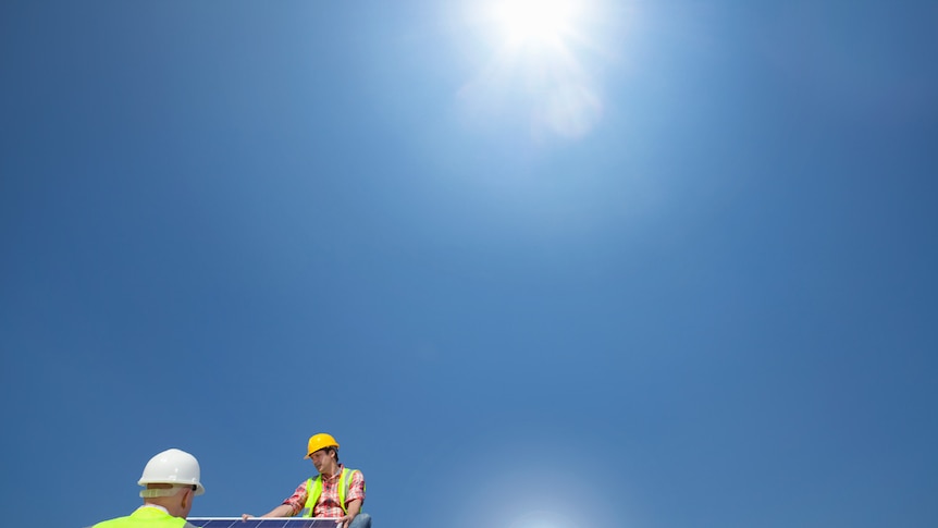 Solar panel installation