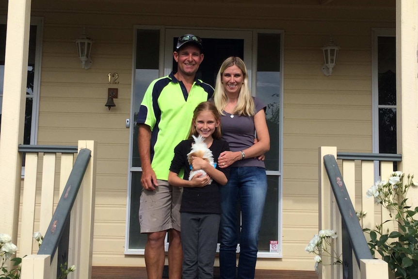 Murphy family at home in Doreen