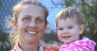 Freebirth advocate Natalie and her daughter Cyan