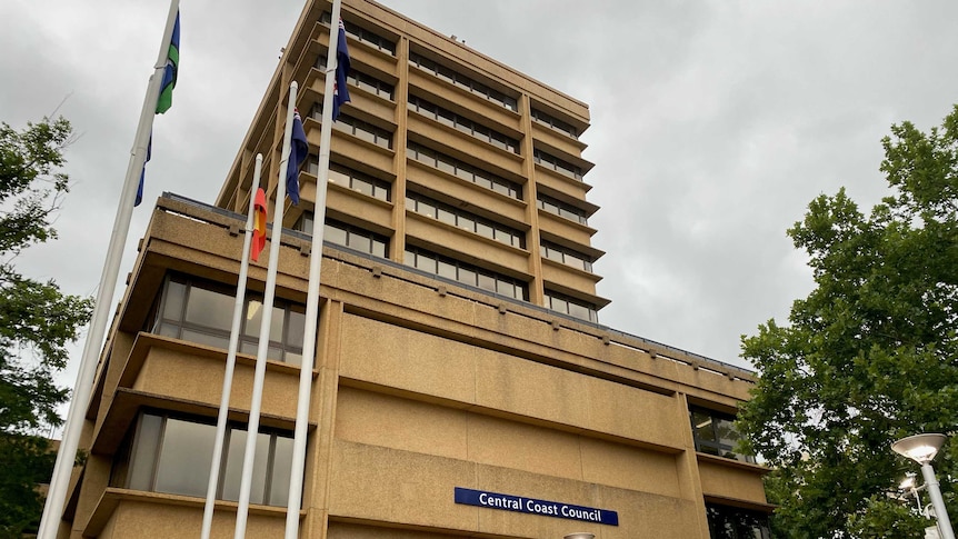 The exterior of the Central Coast Council chambers.